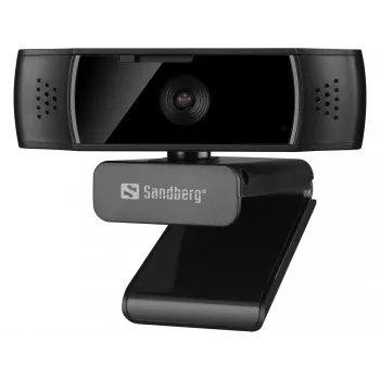Sandberg USB Webcam Autofocus DualMic, 2,07 MP, 1920 x 1080 pikselių, Full HD, 30 kadrų/s, 70°