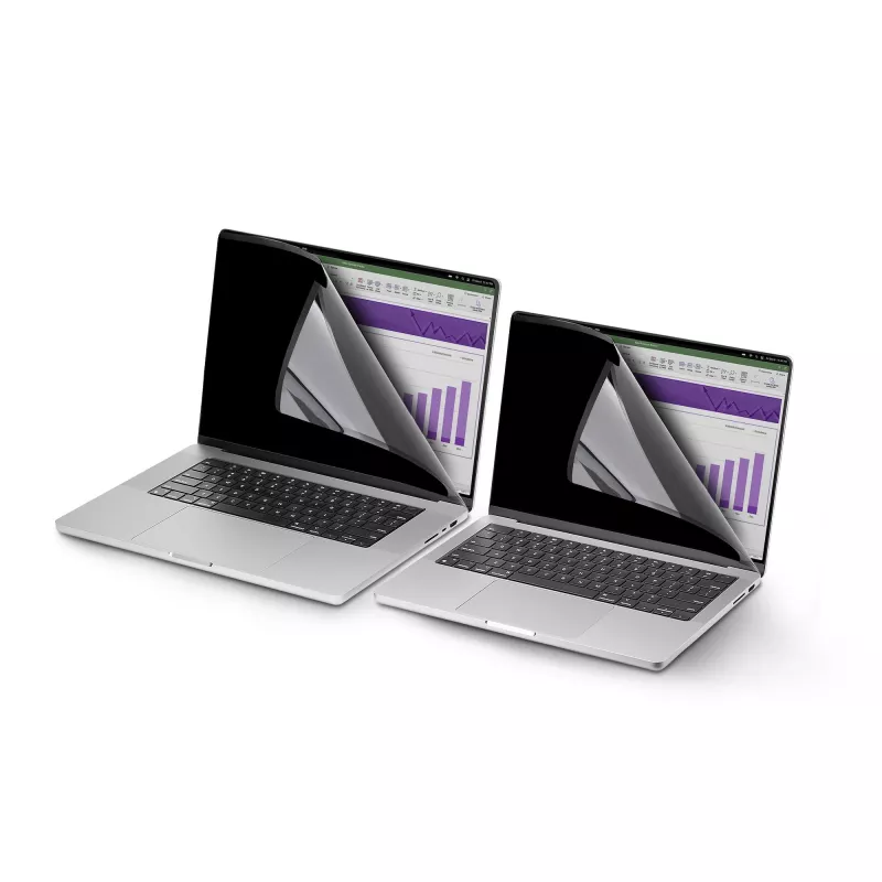 StarTech.com privatumo ekrano apsauga 13 colių MacBook Air M2/M3, nuimamas ir reversinis, blizgus/matinis, magnetinis, 51% mėlynos šviesos mažinimas
