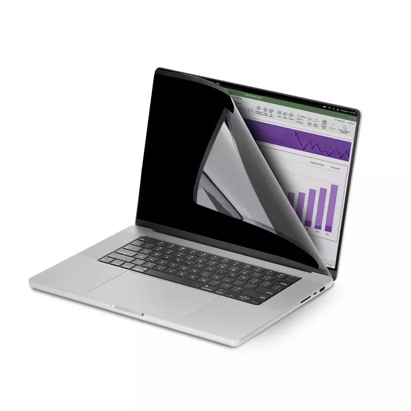 StarTech.com privatumo ekranas 14 colių MacBook Pro 21/23, nuimamas ir reversinis, antirefleksinis, magnetinis, su 51% mėlynos šviesos mažinimu