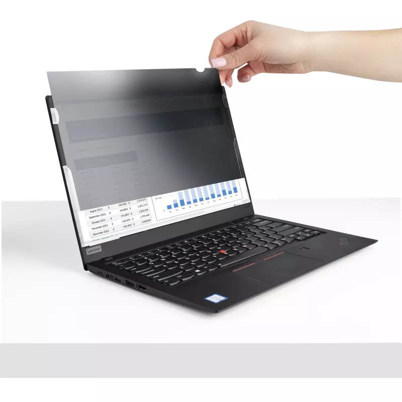 StarTech.com 14 colių nešiojamojo kompiuterio privatumo ekranas – akinimo mažinimo filtras plačiaekraniams (16:9) ekranams – nešiojamojo kompiuterio monitoriaus ekrano apsauga su 51 % mėlynos šviesos mažinimu – reversinė matinė/blizgi pusė