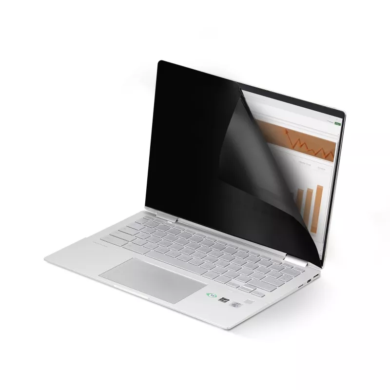 StarTech.com 14 colių 16:10 Flip-Over privatumo ekranas su lietimu, antirefleksinis privatumo filtras, nešiojamojo kompiuterio monitoriaus ekrano apsauga su 51% mėlynos šviesos redukcija
