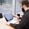 StarTech.com 14 colių 16:10 Flip-Over privatumo ekranas su lietimu, antirefleksinis privatumo filtras, nešiojamojo kompiuterio monitoriaus ekrano apsauga su 51% mėlynos šviesos redukcija