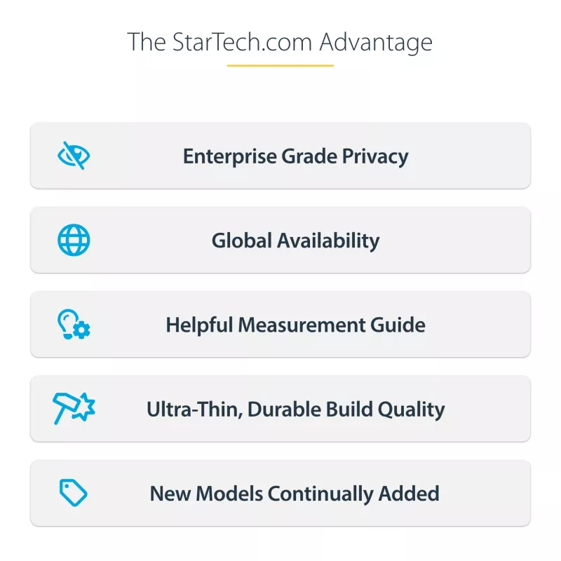 StarTech.com 14 colių 16:10 Flip-Over privatumo ekranas su lietimu, antirefleksinis privatumo filtras, nešiojamojo kompiuterio monitoriaus ekrano apsauga su 51% mėlynos šviesos redukcija