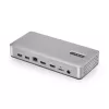 StarTech.com USB4 dokų stotelė dviem monitoriams, Dual 4K 120Hz arba Single 8K 60Hz HDMI, 100W nešiojamojo kompiuterio įkrovimas, 2.5GbE, USB-C kelių monitorių dokas, be tvarkyklių