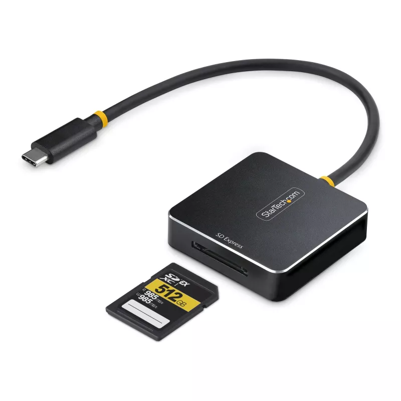 StarTech.com 1B-USB-C-SDE-ADAPTER SD kortelių skaitytuvas USB 3.2 Gen 2 (3.1 Gen 2) Type-C juodas