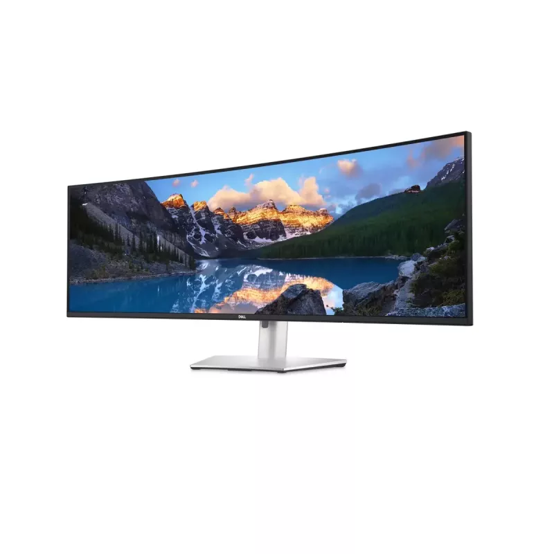 DELL UltraSharp U4924DW monitorius 124,5 cm (49 colių) 5120 x 1440 pikselių 5K Ultra HD LCD juodas, sidabrinis