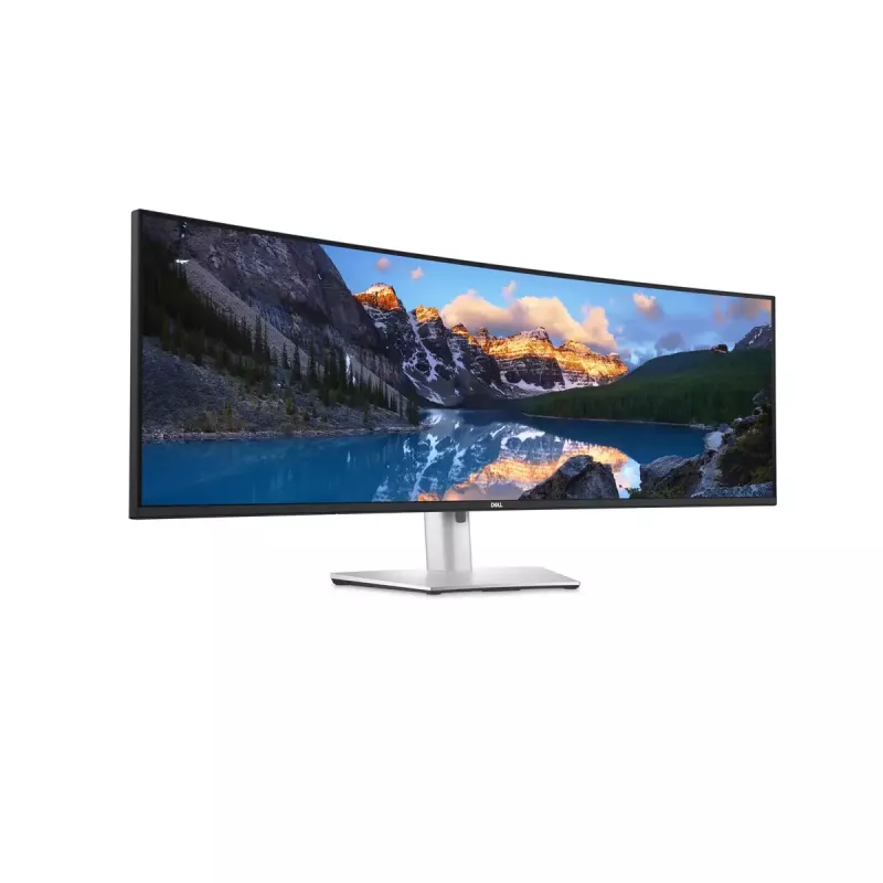 DELL UltraSharp U4924DW monitorius 124,5 cm (49 colių) 5120 x 1440 pikselių 5K Ultra HD LCD juodas, sidabrinis