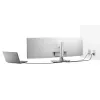 DELL UltraSharp U4924DW monitorius 124,5 cm (49 colių) 5120 x 1440 pikselių 5K Ultra HD LCD juodas, sidabrinis