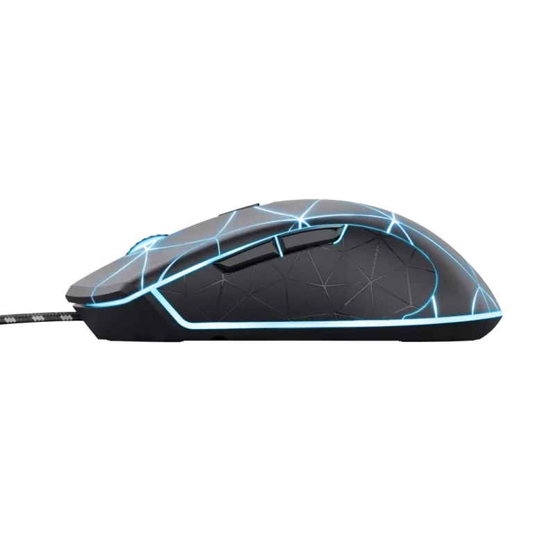 Pelė Trust GXT 133 Locx Gaming, Dešinei rankai, USB Type-A, Optinė, 4000 DPI