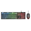 Trust GXT 838 Azor žaidimų klaviatūra su pele, USB, RGB apšvietimas, juoda