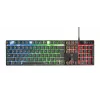 Trust GXT 838 Azor žaidimų klaviatūra su pele, USB, RGB apšvietimas, juoda