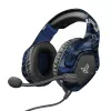 Trust GXT 488 Forze PS4 ausinės su laidu, ausinė juosta, žaidimams, juoda, mėlyna