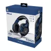 Trust GXT 488 Forze PS4 ausinės su laidu, ausinė juosta, žaidimams, juoda, mėlyna