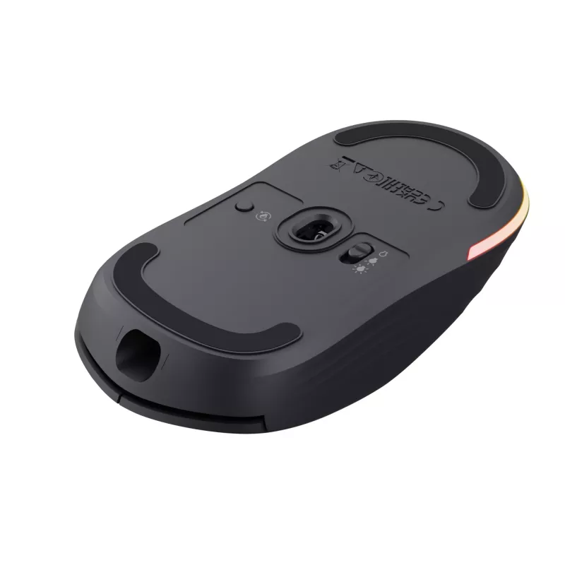 Trust GXT 927 Redex+ pelė žaidimams Dešinei rankai RF belaidė + USB Type-A Lazerinė 25600 DPI