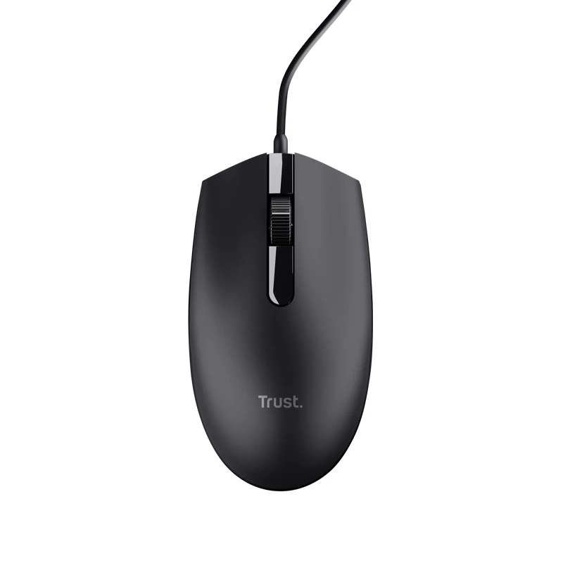 Trust TM-101 pelė, laidinė, ambidekstrinė, USB-A, optinė, 1200 DPI