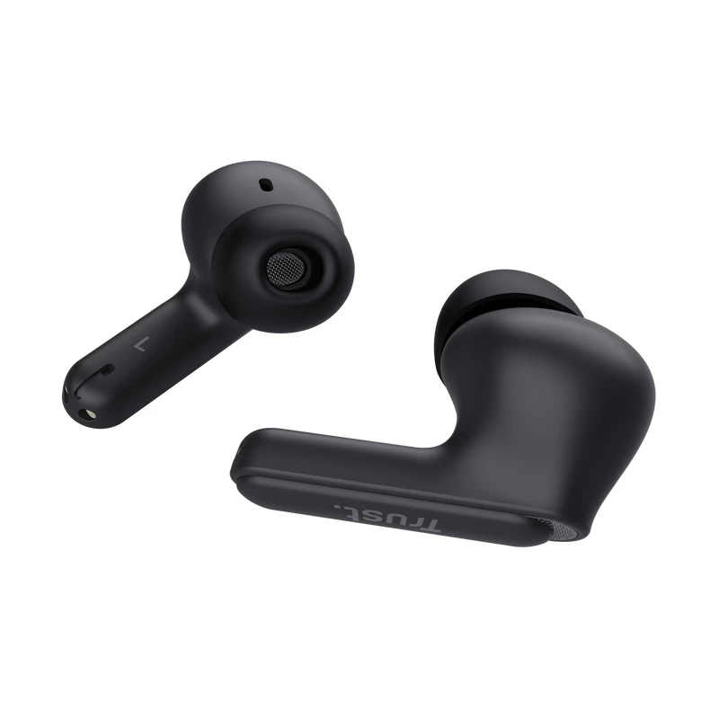 Trust Yavi belaidžiai ausinukai TWS, ENC triukšmo slopinimas, USB Type-C, juodi