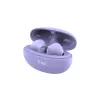Trust Yavi belaidės ausinės TWS į ausis, skambučiams/muzikai, USB-C, Bluetooth, violetinės