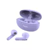 Trust Yavi belaidės ausinės TWS į ausis, skambučiams/muzikai, USB-C, Bluetooth, violetinės