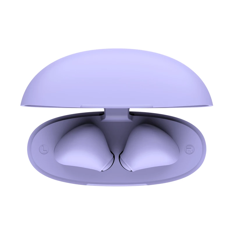 Trust Yavi belaidės ausinės TWS į ausis, skambučiams/muzikai, USB-C, Bluetooth, violetinės