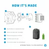 HP Renew Travel 15.6 colio kelioninė kuprinė, 650 g