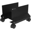 Techly ICA-CS 34 CPU/PC laikiklis su ratukais, reguliuojamas, metalinis, juodos spalvos