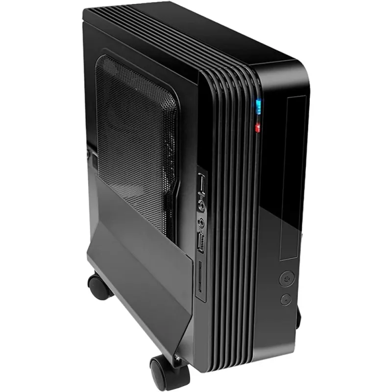 Techly CPU plieninis stovas su ratukais, juodas ICA-CS 34