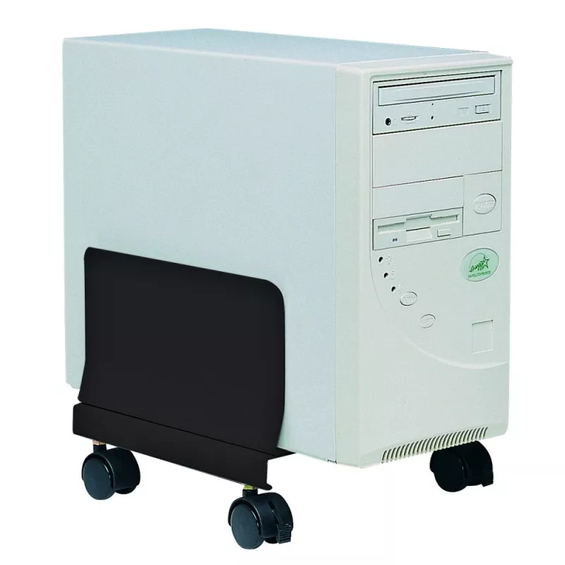 Techly CPU plieninis stovas su ratukais, juodas ICA-CS 34