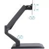 Techly ICA-LCD 35TS stalinis laikiklis lietimui jautriems monitoriams, 17–32 colių, ne daugiau 10 kg, VESA 75x75/100x100, dujinė spyruoklė, juodos spalvos