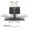 Techly ICA-LCD 35TS stalinis laikiklis lietimui jautriems monitoriams, 17–32 colių, ne daugiau 10 kg, VESA 75x75/100x100, dujinė spyruoklė, juodos spalvos