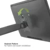Techly ICA-LCD 35TS stalinis laikiklis lietimui jautriems monitoriams, 17–32 colių, ne daugiau 10 kg, VESA 75x75/100x100, dujinė spyruoklė, juodos spalvos