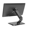 Techly ICA-LCD 35TS stalinis laikiklis lietimui jautriems monitoriams, 17–32 colių, ne daugiau 10 kg, VESA 75x75/100x100, dujinė spyruoklė, juodos spalvos