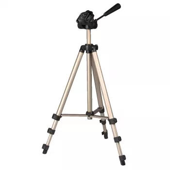 Trikojis Hama Star 75 fotoaparatams ir vaizdo kameroms, 3 kojos, juoda/sidabrinė