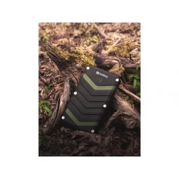 Sandberg Survivor Powerbank 20000, 20000 mAh, Li-Ion, juoda, žalia
