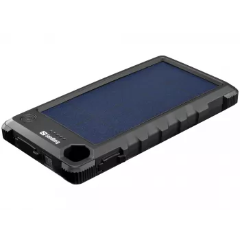 Sandberg Outdoor Solar Powerbank 10000, 10000 mAh, juoda