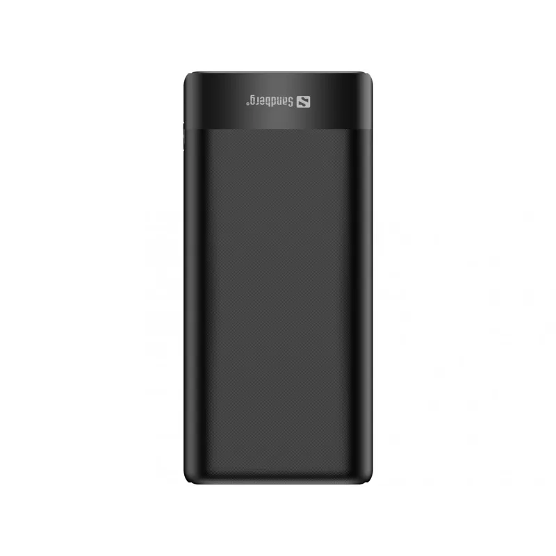 Sandberg Powerbank 20000 PD65W+2xQC3.0, 20000 mAh, Li-Ion, Quick Charge 3.0, 65 W, juoda