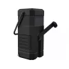 Sandberg Survivor Lantern All-in1 10000, baterijomis maitinamas kempingo žibintas, juodas, IPX5, LED, USB C, baterija