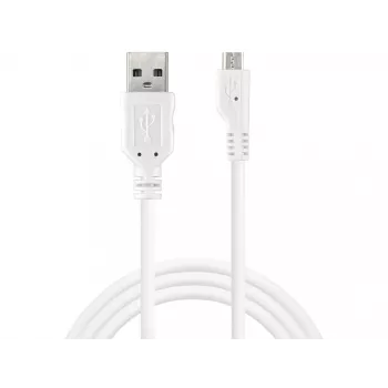 Sandberg USB-A – Micro-USB įkrovimo ir sinchronizavimo laidas 1 m, USB 2.0, baltas