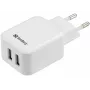 Sandberg AC Charger Dual USB 2.4+1A EU, vidinis, AC, USB, 5 V, juoda, balta