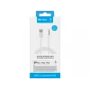 Sandberg USB-A – Lightning MFI 1M, 1 m, Lightning, USB A, balta, tiesi, tiesi