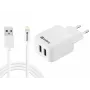 Sandberg AC įkroviklis EU Lightning 2.4A, vidaus, AC, 5 V, baltas