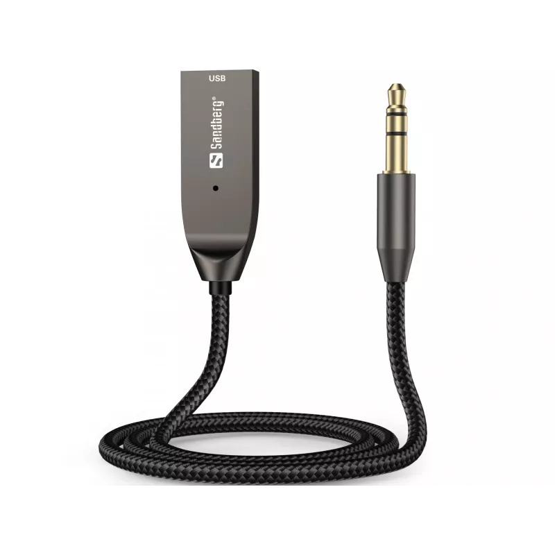 Sandberg Wireless Audio Link USB, belaidis garso adapteris, USB, A2DP, AVRCP, HFP, 10 m, juodas