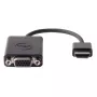 DELL HDMI į VGA adapteris, 0,17 m, HDMI, VGA (D-Sub), kištukas, lizdas, tiesus