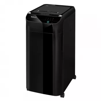 Fellowes AutoMax 550C automatinis popieriaus smulkintuvas, 550 lapų, kryžminis pjovimas, 83 l krepšelis, saugumo lygis P4