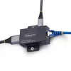 HDMI prailgintuvas per CAT5e/CAT6, 4K 60Hz, iki 60 m, siųstuvas ir imtuvas, maitinimas per kabelį, kompaktiškas