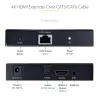 StarTech.com 4K70IC-EXTEND-HDMI HDMI prailgintuvas AV siųstuvas ir imtuvas Juodas