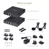StarTech.com 4K70IC-EXTEND-HDMI HDMI prailgintuvas AV siųstuvas ir imtuvas Juodas