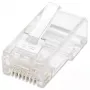 Intellinet RJ45 moduliniai kištukai, Cat6, UTP, 2 kontaktai, vytai gyslai, 15 µ auksuoti kontaktai, 100 vnt.