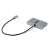 StarTech.com 4 prievadų USB-C centras su 100W maitinimo perdavimo funkcija - 2x USB-A + 2x USB-C - USB 3.0 5Gbps - 30 cm kabelis - nešiojamas USB Type-C į USB-A/C centras