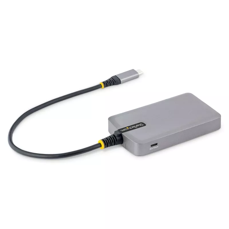 StarTech.com 4 prievadų USB-C šakotuvas - 5 Gbps - maitinamas iš magistralės - USB C į 4x USB-A šakotuvas su pasirenkamu papildomu maitinimo įvadu - nešiojamas stalinio / nešiojamojo kompiuterio USB šakotuvas - 30 cm laidas