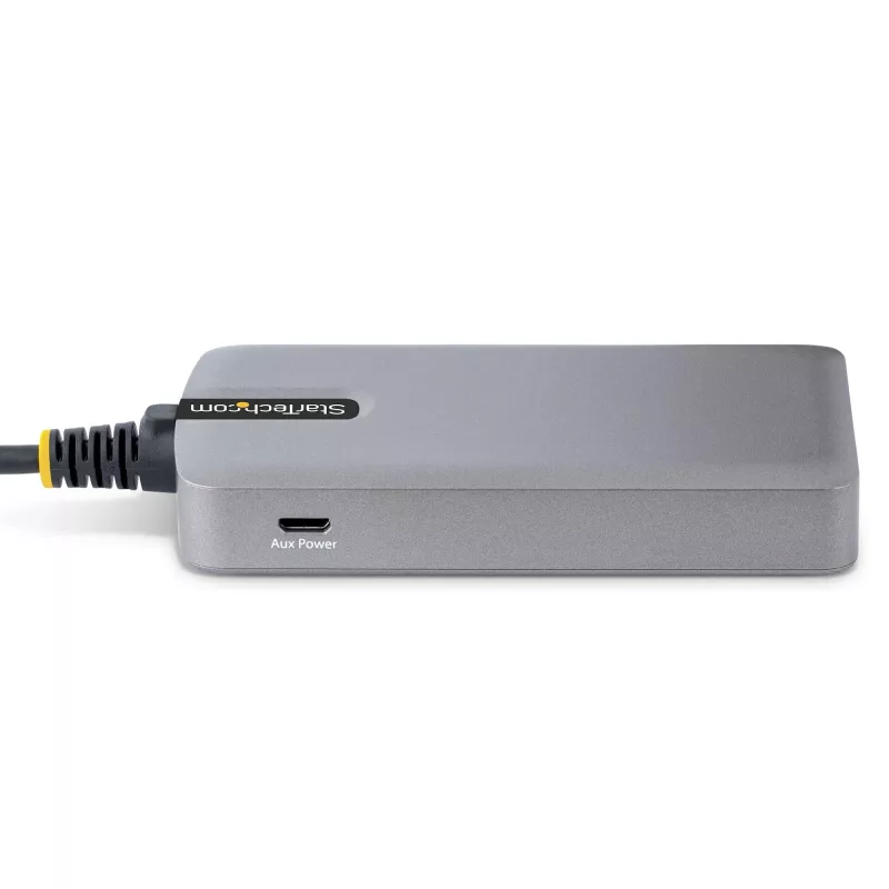 StarTech.com 4 prievadų USB-C šakotuvas - 5 Gbps - maitinamas iš magistralės - USB C į 4x USB-A šakotuvas su pasirenkamu papildomu maitinimo įvadu - nešiojamas stalinio / nešiojamojo kompiuterio USB šakotuvas - 30 cm laidas